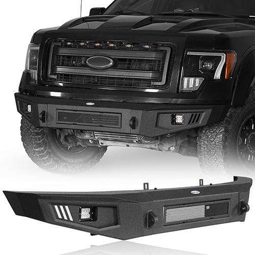 F-150 Ford Full Width Front Bumper for 2009-2014 Ford F-150, Excluding Raptor - u-Box Offroad BXG.8201 1