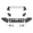 Full-Width Front Bumper with Low-Profile Hoop for 2016-2023 Toyota Tacoma 3rd Gen - u-Box Offroad b4201-7