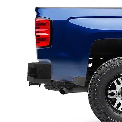 Chevrolet Silverado Rear Bumper w/LED Floodlights for 2007-2018 Chevy Silverado 1500 - u-Box Offroad BXG.9025 3