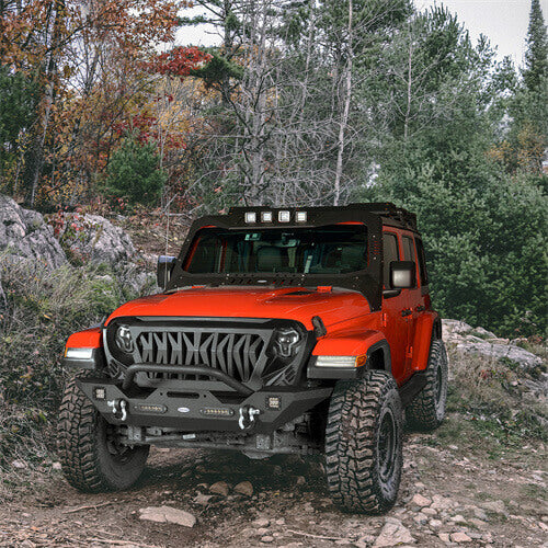 Jeep JK Different Trail Front and Rear Bumper Combo for 2007-2018 Jeep Wrangler JK - u-Box BXG.2029+BXG.3018  3