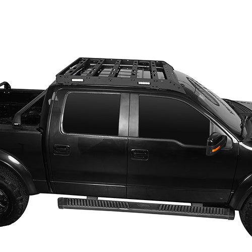 Front Bumper / Rear Bumper / Roof Rack for 2009-2014 F-150 SuperCrew,Excluding Raptor - u-Box Offroad BXG.8205+8202+8204 13