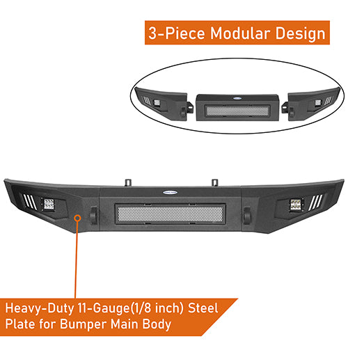 Front Bumper / Rear Bumper / Luggage Carrier for 2006-2014 Ford F-150 - u-Box Offroad BXG.8205+8201+8203 17