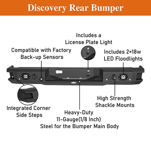Front Bumper / Rear Bumper / Luggage Carrier for 2006-2014 Ford F-150 - u-Box Offroad BXG.8205+8201+8203 28