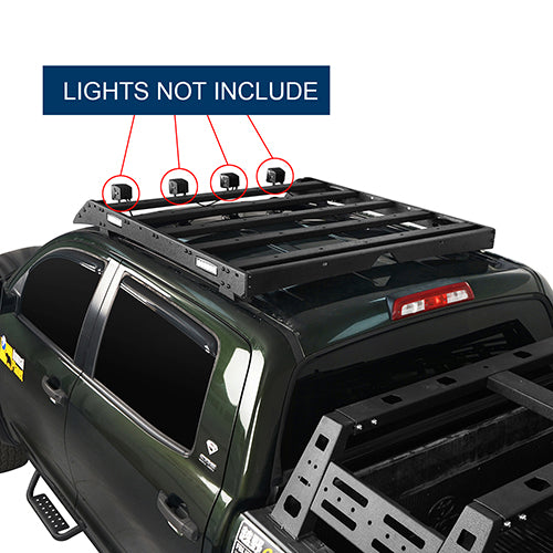 Front Bumper / Rear Bumper / Roof Rack for 2007-2013 Toyota Tundra Crewmax - u-Box Offroad  BXG.5200+5206+5202 11