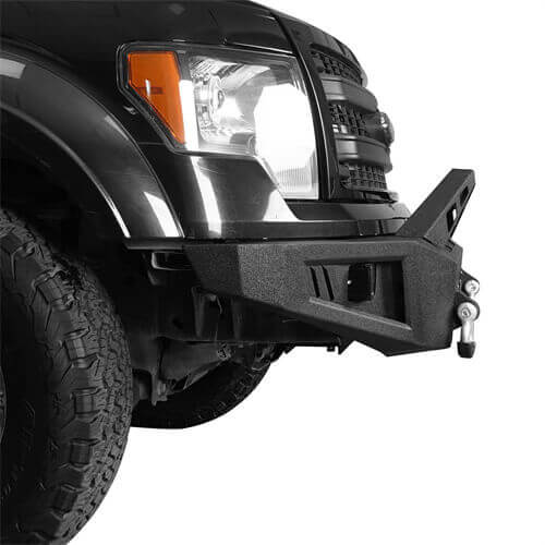 Full Width Front Bumper for 2009-2014 Ford F-150, Excluding Raptor - u-Box Offroad b820082018202 23