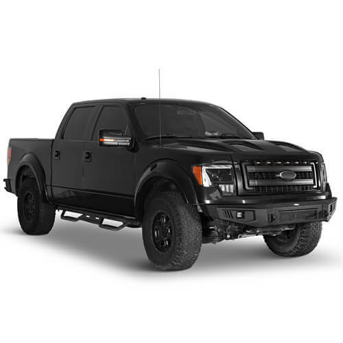 Full Width Front Bumper for 2009-2014 Ford F-150, Excluding Raptor - u-Box Offroad b820082018202 3