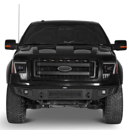 Full Width Front Bumper for 2009-2014 Ford F-150, Excluding Raptor - u-Box Offroad b820082018202 4