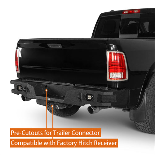 Dodge Ram Front & Rear Bumper for 2013-2018 Dodge Ram 1500 u-Box BXG.6000+BXG.6002 10