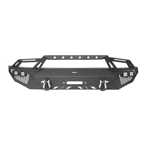 Front Bumper w/ Grill Guard & Rear Bumper for 2009-2014 Ford F-150 Excluding Raptor - u-Box Offroad BXG.8200+8204 15