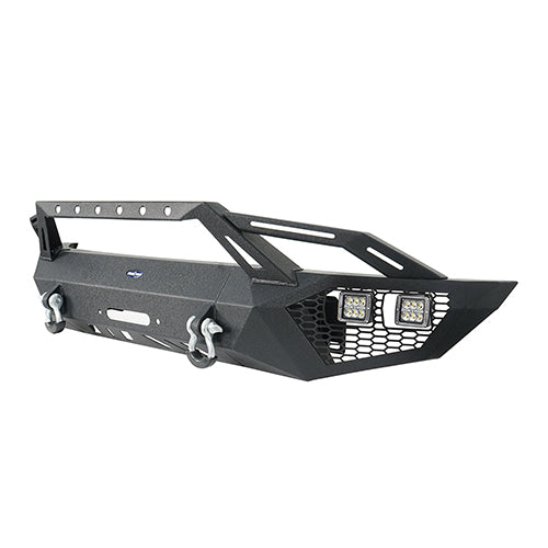 Front Bumper w/ Grill Guard & Rear Bumper for 2009-2014 Ford F-150 Excluding Raptor - u-Box Offroad BXG.8200+8204 17
