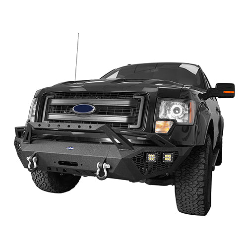 Ford F-150 Front Bumper / Rear Bumper / Roof Rack for 2009-2014 F-150 SuperCrew,Excluding Raptor - u-Box Offroad BXG.8205+8200+8204 3