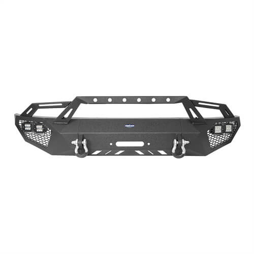 Front Bumper w/Grill Guard & Back Bumper for 2009-2014 Ford F-150 Excluding Raptor u-Box BXG.8200+BXG.8203 10