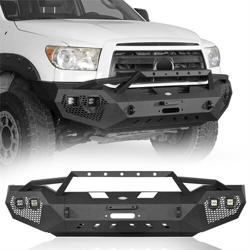 Toyota Tundra Front Bumper Full Width Bumper w/Hoop for 2007-2013 Toyota Tundra u-Box BXG.5200 1