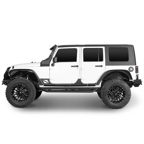 Jeep JK Body Armor Cladding for 2007-2018 Jeep Wrangler JK 4 Door - u-Box Offroad b2045s 3