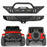 Hooke Road Jeep JL Mid Width Front Bumper with Winch Plate Rear Bumper for 2018-2023 Jeep Wrangler JL bxg543bxg505 Jeep Parts Jeep Body Kits u-Box offroad BXG.3018+BXG.3003 1