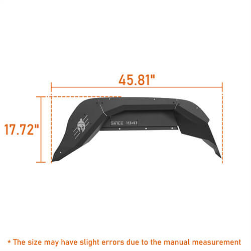 Jeep JT Front & Rear Inner Fender Liners for 2020-2023 Jeep Gladiator JT - u-Box Offroad b70127013s 23