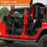 Jeep JT Side Steps & Tubular Half Doors for 2020-2023 Jeep Gladiator 4-Door - u-Box Offroad  BXG.3009+7002 15