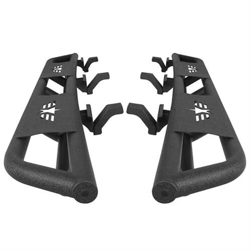 Jeep Gladiator Side Steps Star Tubular Running Bards for 2020-2023 Jeep Gladiator - u-Box Offroad b7002s  BXG.7002 2