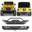 Jeep TJ Front and Rear Bumper Combo for 1987-2006 Jeep Wrangler TJ YJ u-Box BXG.1009+BXG.1011 1