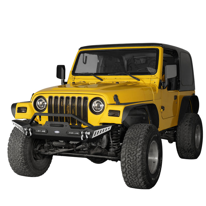 Jeep TJ Front and Rear Bumper Combo with Tire Carrier Blade Master for Jeep Wrangler YJ TJ 1987-2006 u-Box BXG.1010+BXG.1011  3