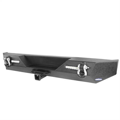 Hooke Road Jeep TJ Stinger Front Bumper and Different Trail Rear Bumper Combo for Jeep Wrangler TJ YJ 1987-2006 u-Box BXG.1013+BXG.1009 14