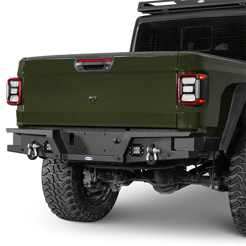 Jeep JT Mid Width Front Bumper & Rear Bumper for 2020-2024 Jeep Gladiator - u-Box Offroad  b30187003 13