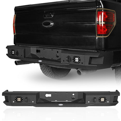 Ford F-150 Rear Bumper w/license plate light for 2006-2014 Ford F-150 - u-Box Offroad BXG.8203 1