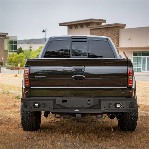 Ford F-150 Rear Bumper w/license plate light for 2006-2014 Ford F-150 - u-Box Offroad BXG.8203 2