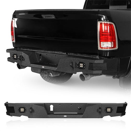 Dodge Ram Rear Bumper for 2009-2018 Dodge Ram 1500 - u-Box Offroad b6002s 2