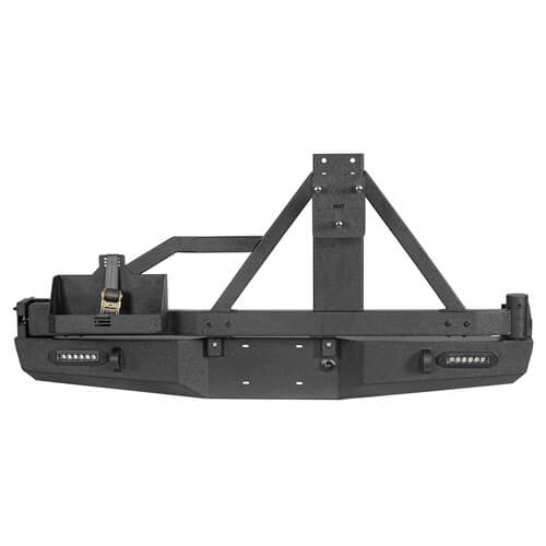 Rear Bumper w/Tire Carrier, Jerry Can Holder for 2005-2015 Toyota Tacoma - u-Box Offroad b4013s 24
