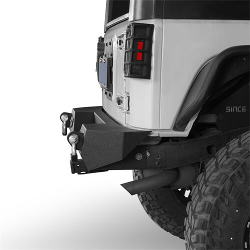 Rock Crawler Front Bumper & Different Trail Rear Bumper Combo Kit for 2007-2018 Jeep Wrangler JK JKU  u-Box BXG.2055+BXG.2030 10