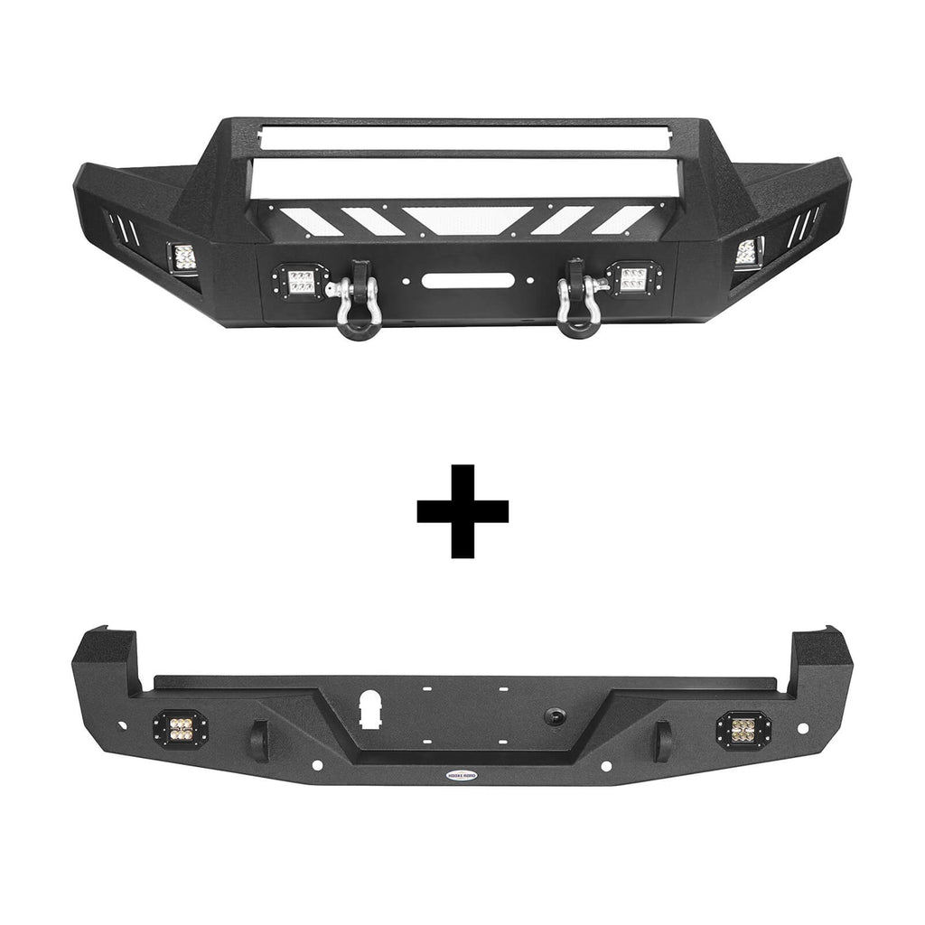 Jeep Wrangler Bumpers Combo Jeep JK Bumper Jeep TJ Bumper Hooke Road®