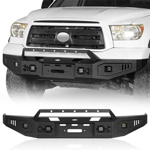 Toyota Tundra Front Bumper w/Winch Plate for 2007-2013 Toyota Tundra - u-Box Offroad b5205s 1