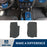 Hooke Road Opar All Weather Front & Rear Floor Mats for 2011-2018 Jeep u-Box 1
