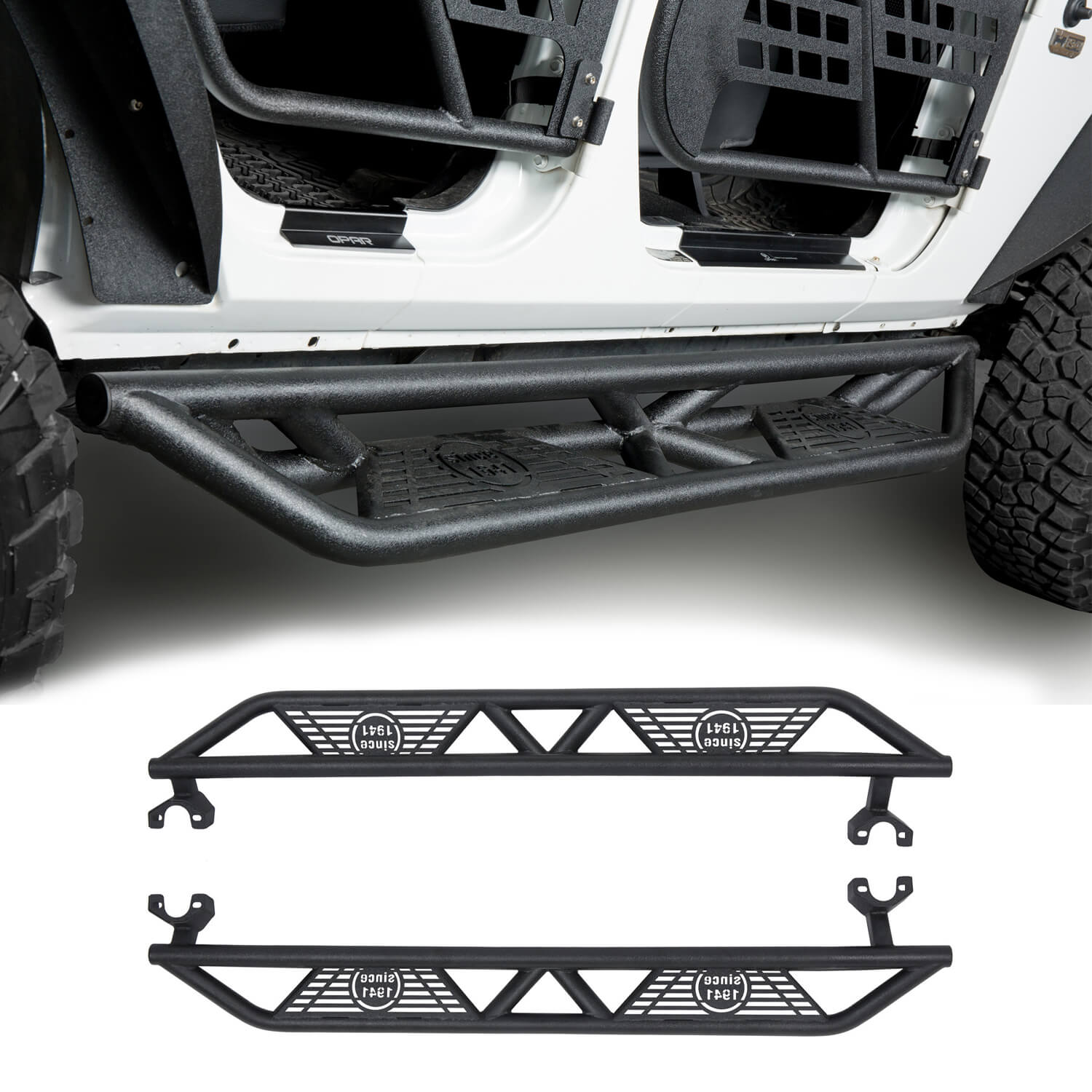 2007-2018 JK BLADE Side Steps Nerf Bars for Jeep Wrangler - u-Box