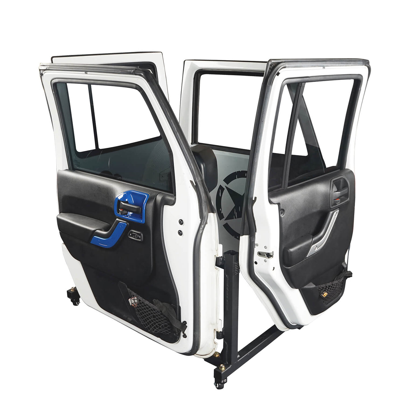 Jeep JK Door Storage Door Rack Cart Door Holder for 20072024 Jeep