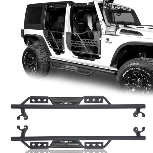 4 Door Side Steps Running Boards(07-18 Jeep Wrangler JK) - u-Box