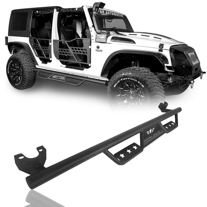4 Door Side Steps Running Boards(07-18 Jeep Wrangler JK) - u-Box