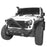 Hooke Road Opar Stubby Front Bumper w/Stinger & Winch Plate Mount w/ 2X 18W LED Spotlight for 2007-2018 Jeep Wrangler JK BXG185 u-Box offroad 3