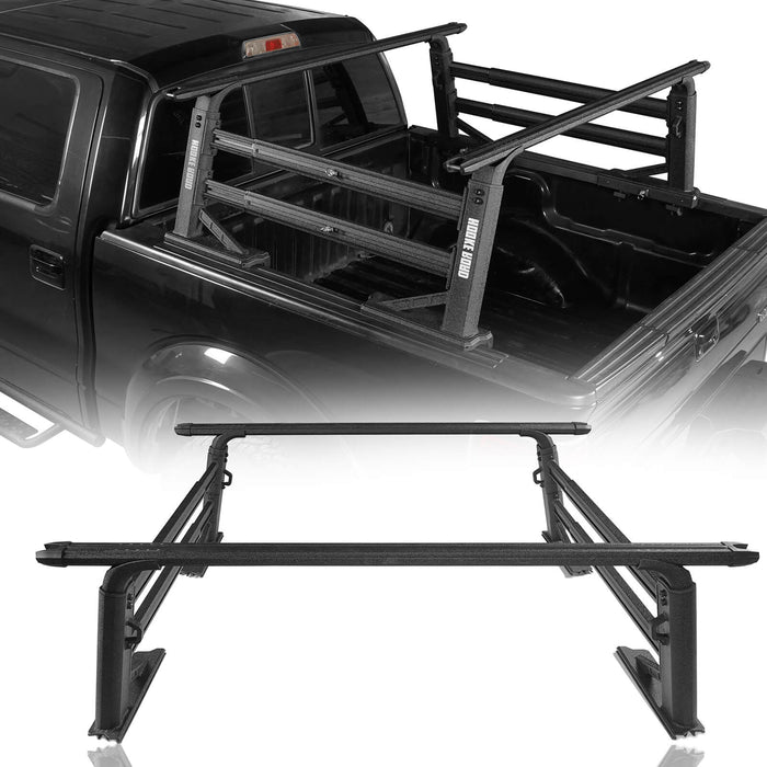 HookeRoad Truck Bed Cargo Rack Truck Ladder Rack for Most Commom Truck w/o Factory Utility Tracks 6