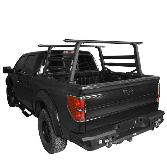 Truck Bed Cargo Rack Truck Ladder Rack for Toyota And Nissan Trucks w/ Factory Utility Tracks  u-Box offroad 16