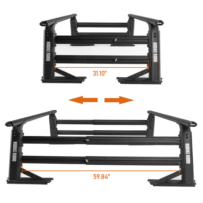 Truck Bed Cargo Rack Truck Ladder Rack for Toyota And Nissan Trucks w/ Factory Utility Tracks  u-Box offroad 20
