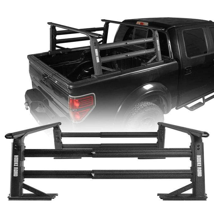Truck Bed Cargo Rack Truck Ladder Rack for Toyota And Nissan Trucks w/ Factory Utility Tracks  u-Box offroad 2