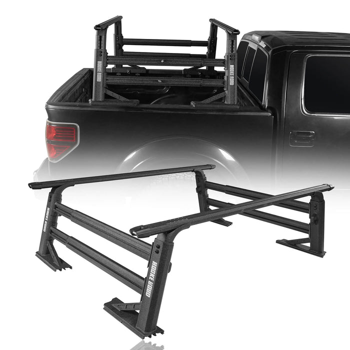 Truck Bed Cargo Rack Truck Ladder Rack for Toyota And Nissan Trucks w/ Factory Utility Tracks  u-Box offroad 5