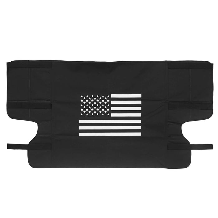 Cargo Cover (USA Flag) for TOP ON/ TOPLESS(07-18 Jeep Wrangler JK 4-Door) - u-Box
