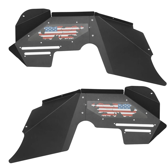 Flat Fender Flares / Front Inner Fender Liners / Rear Inner Fender Liners(07-18 Jeep Wrangler JK) - u-Box