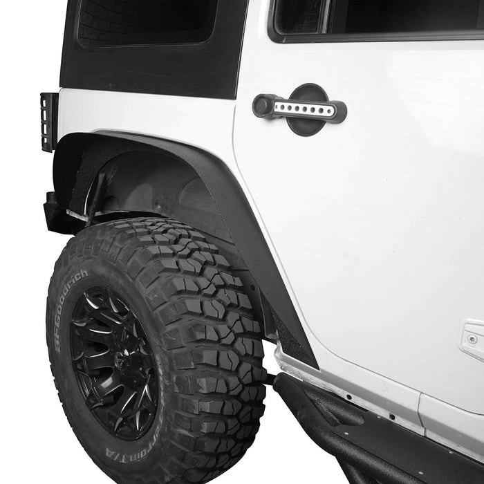 Flat Fender Flares / Front Inner Fender Liners / Rear Inner Fender Liners(07-18 Jeep Wrangler JK) - u-Box