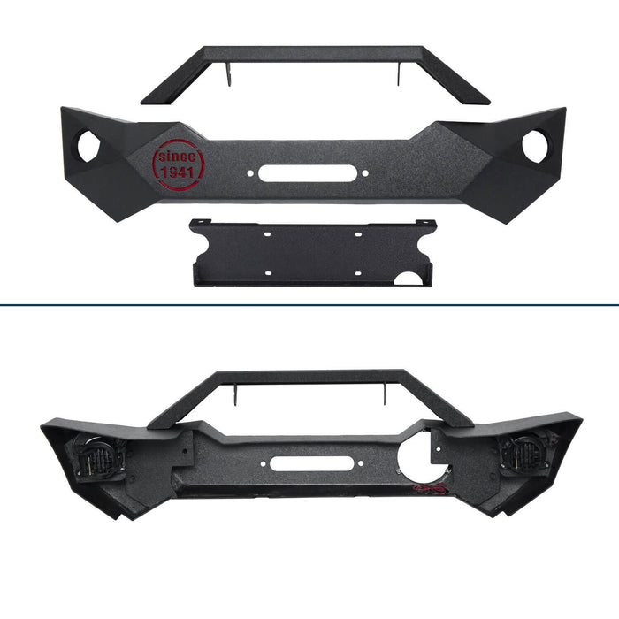 Fragmentation Front Bumper for Jeep Wrangler JK JKU 2007-2018 - u
