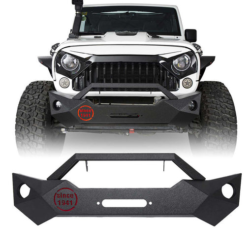 Fragmentation Stubby Front Bumper(07-18 Jeep Wrangler JK) - u-Box