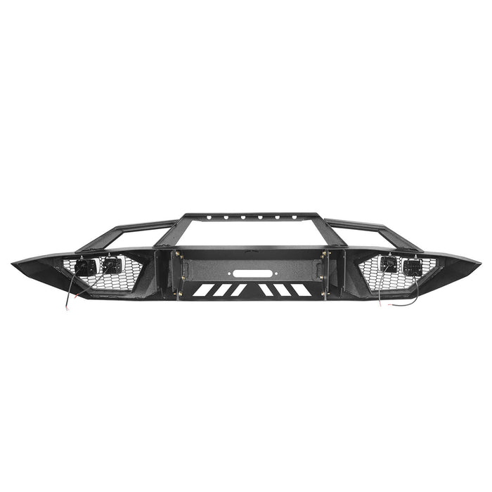 Full Width Front Bumper / Back Bumper / Roof Rack for 2014-2021 Toyota Tundra Crewmax b5000+b5003+b5004 8